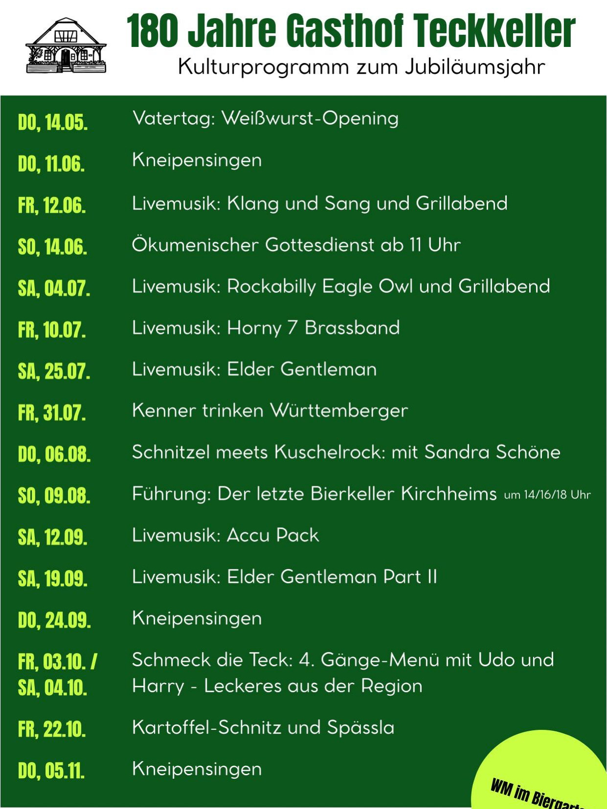 180 Jahre Teckkeller Kirchheim